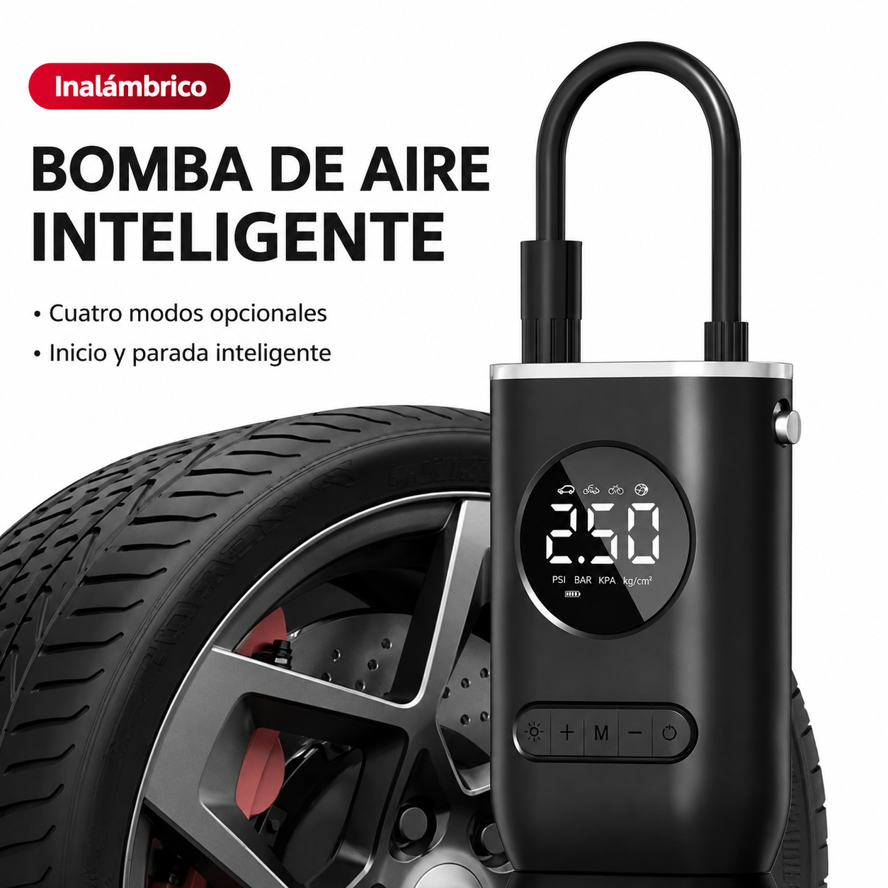 Compresor de aire portátil